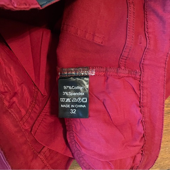 Men’s Skinny Stretch Red Jeans (32) - Picture 5 of 6